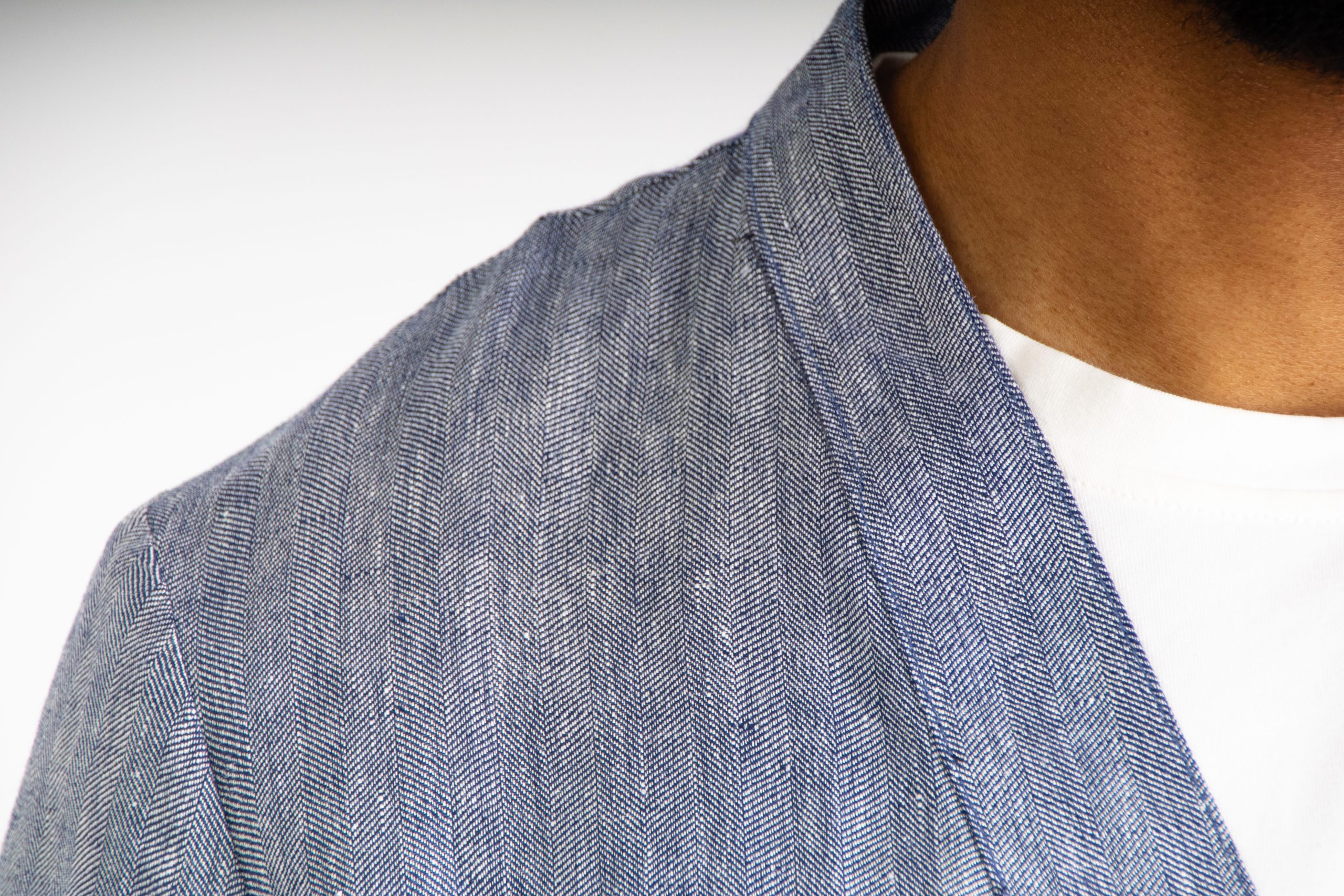 Tissu 100% lin italien frais pour l'été